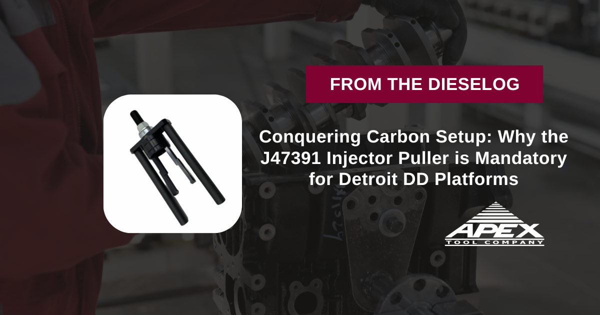 Conquering Carbon Setup: Why the J47391 Injector Puller is Mandatory for Detroit DD Platforms